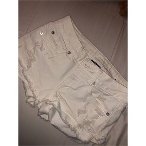 American eagle white shorts